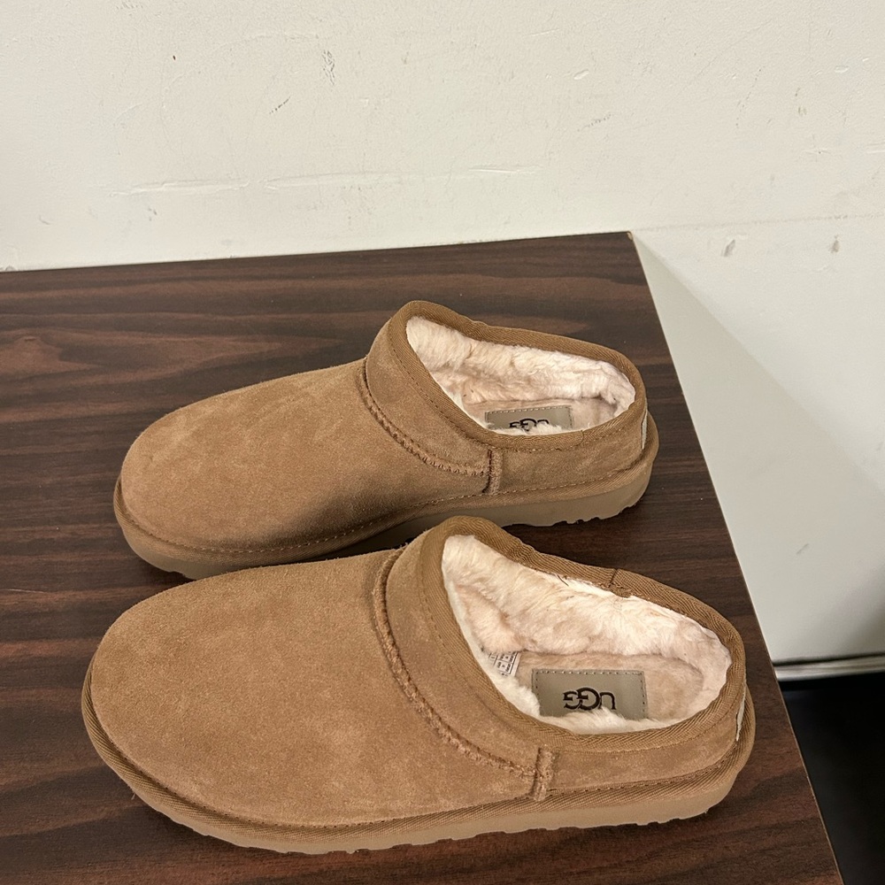UGG Women’s Chestnut Suede Slip-On Loafers